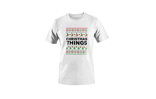 WEIHNACHTSDINGE bedruckte T-Shirts, Unisex Logo T-Shirts mit Anpassung - Bild 2 von 10