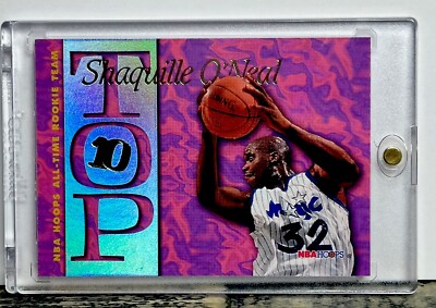 SHAQ CARD RARE 90's Insert RAINBOW HOLO FOIL Shaquille O'Neal MAGIC JERSEY  #32 | eBay