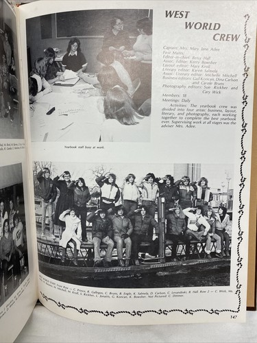 1981 Waukegan West HIGH SCHOOL YEARBOOK West World - Picture 12 of 12
