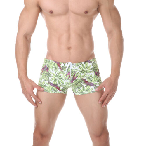 Men Swimwear Trunks Boxers Swimming Beachwear Board Shorts Bathing Drawstring - Picture 21 of 33