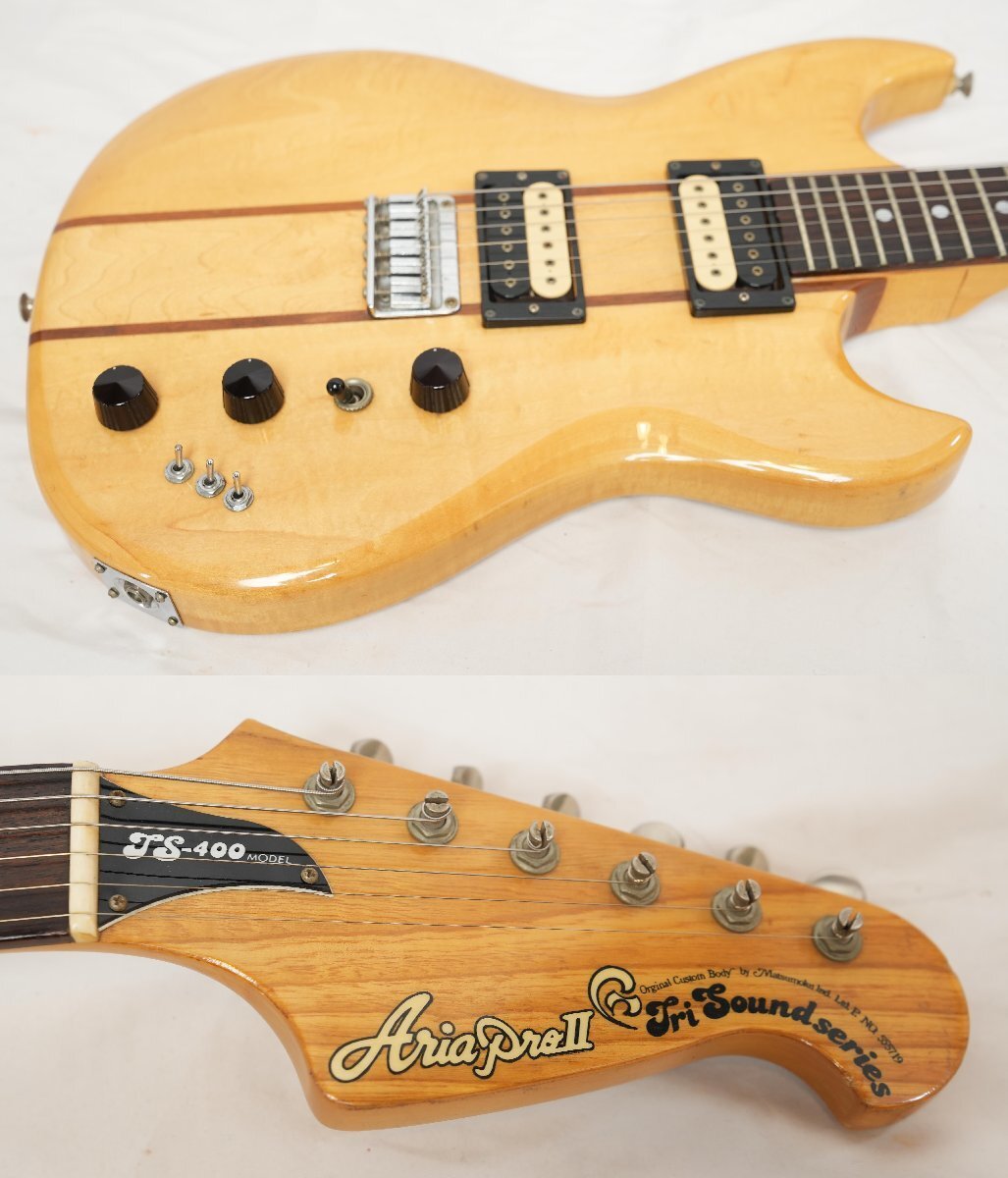 絶対一番安い Natural 1980 Vintage TS-400 II Pro Aria Oak Good Guitar ギター