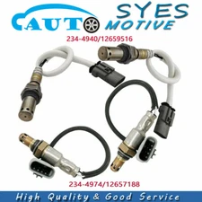 4X Up+Downstream Oxygen Sensor For Chevrolet Tahoe Silverado 1500 GMC Cadillac