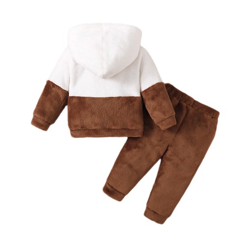 Teddy Bear Toddler Baby Boy Winter Hoodies Sweatshirt Pants Set Tracksuit Outfit - Picture 13 of 15