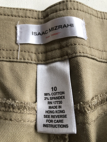 Isaac Mizrahi for Target Stretch Cotton Canvas Panelled Skirt - UK 14 - US 10 - Picture 9 of 14