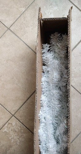 New 3' WHITE/IRIDESCENT ARTIFICIAL CHRISTMAS TREE National Tree Company w/Stand - Picture 16 of 17