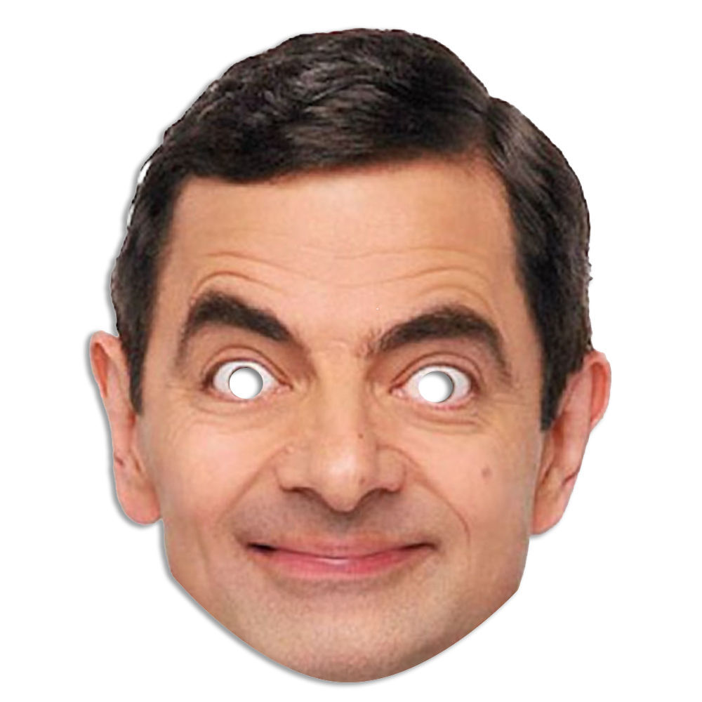 Mr Bean Masks Rowan Atkinson Celebrity Face Mask Comedian | eBay