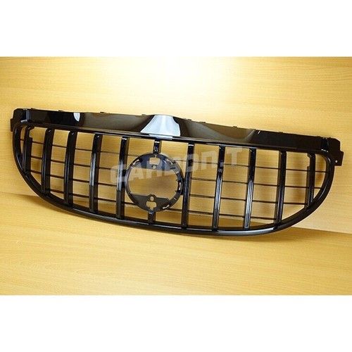 Painted Black Front Racing Upper Grille Fit BENZ Smart ForFour W453 2015-2021 - Picture 3 of 7