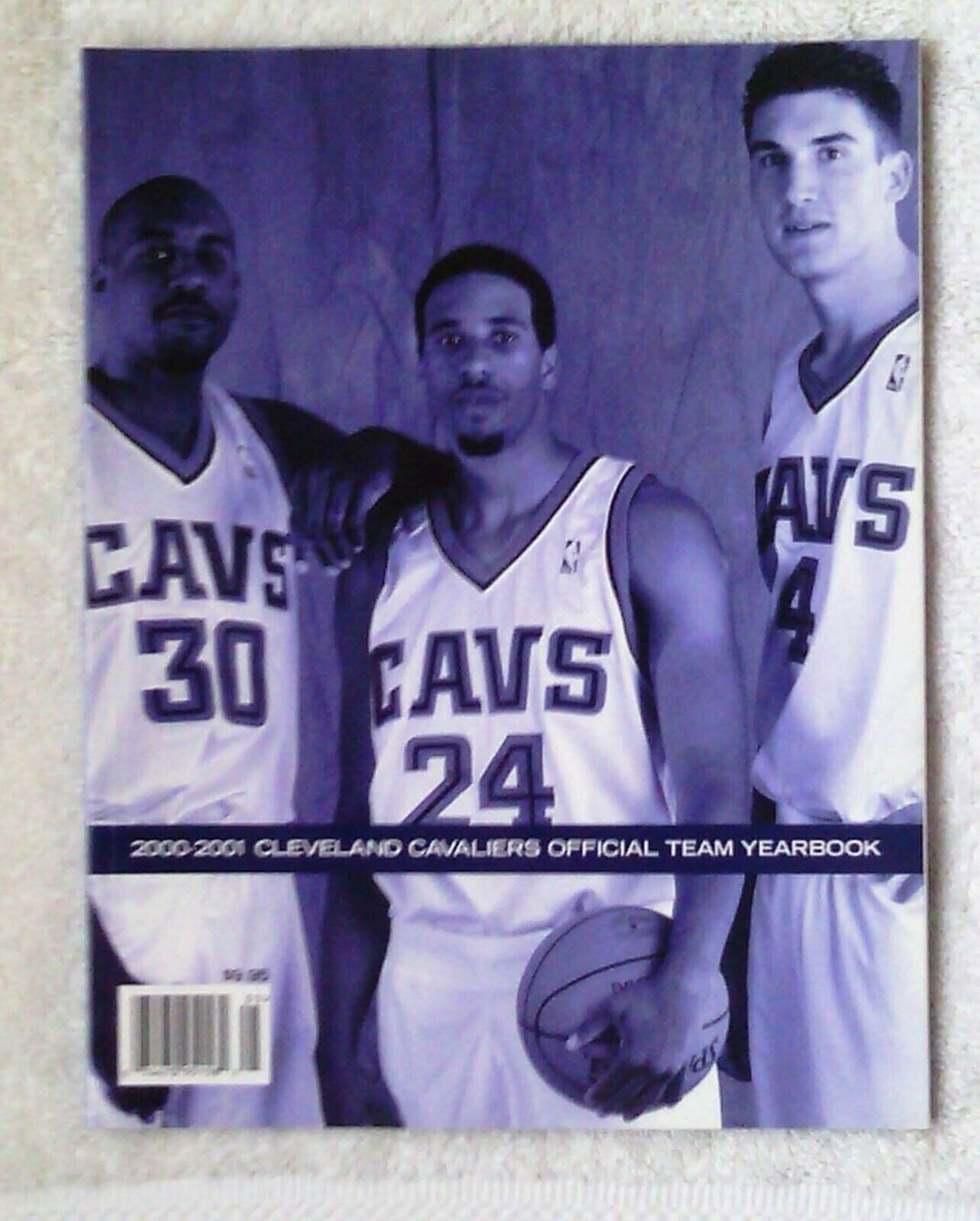Cleveland Caviliers Cavs 2000/2001 Team Yearbook New
