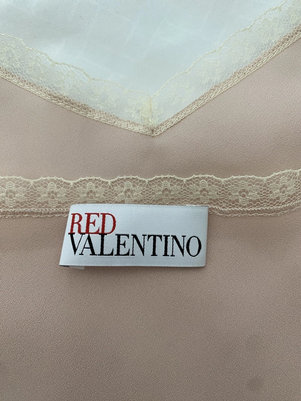 Abito ROSSO VALENTINO rosa pizzo taglia 40