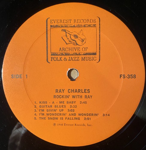 Ray Charles - Rockin' With Ray (LP, Comp) (Near Mint (NM or M-)) - Picture 3 of 4