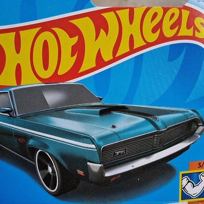 Hot Wheels Mercury Cougar Eliminator 1:64 Blue Diecast Car for Boys & Girls