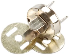 Sunbelt Magnetic Purse Snap 18mm 1/Pkg-Nickel, MS18MM-N