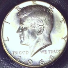1966 P KENNEDY HALF DOLLARD   40% SILVER  CIRCULATED