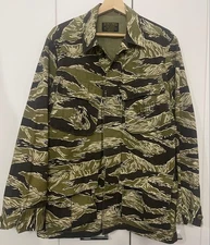 WACKO MARIA Jungle Fatigue Jacket Tiger Camouflage Military Size L