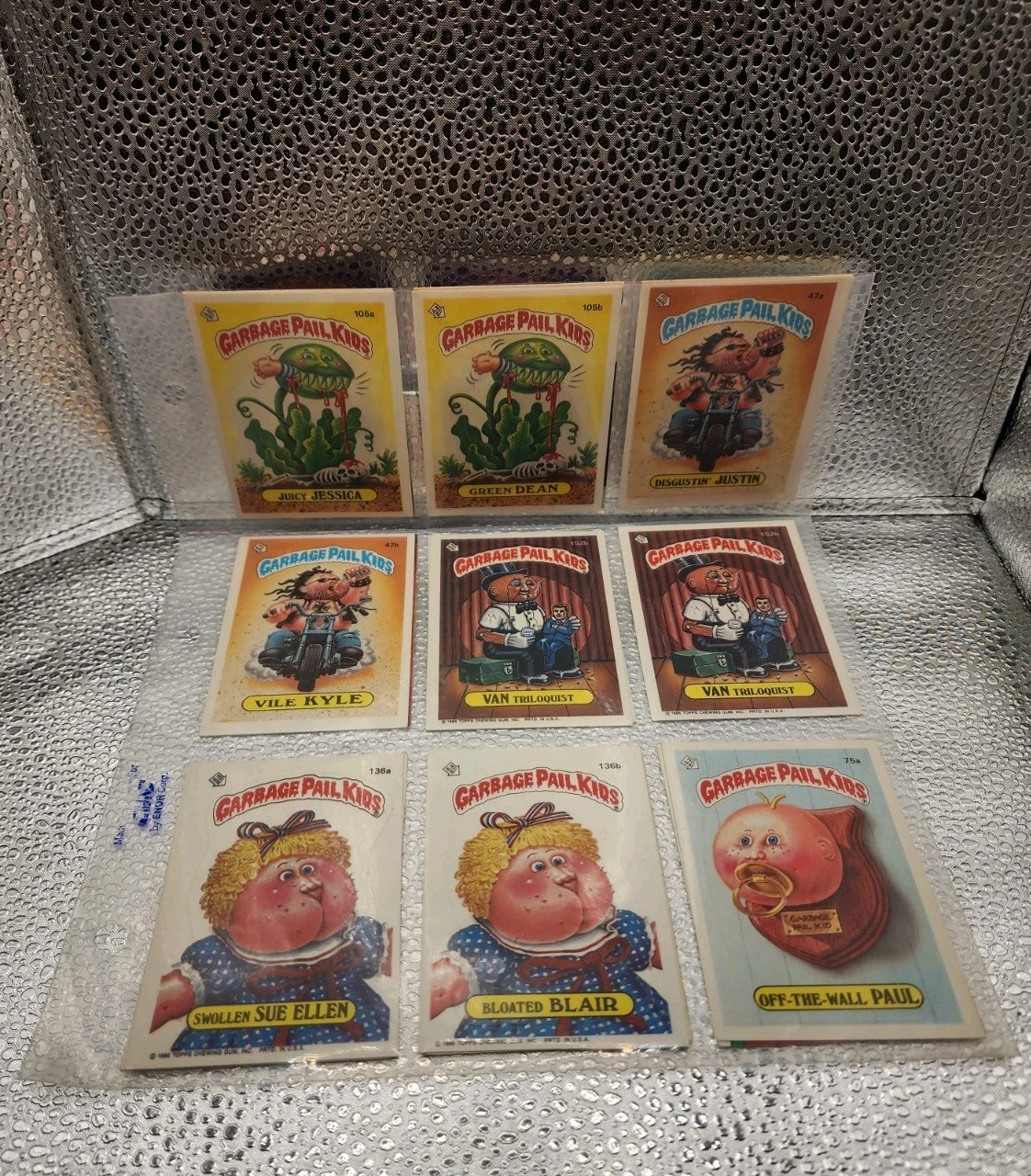 108 Vintage Garbage Pail Kids Cards In Sleeves