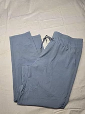 Kyodan Mens XL Stretch Jogger Pants Lightweight Drawstring Casual Athletic Gray