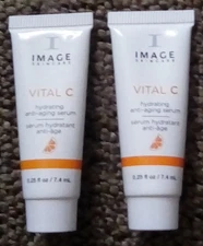 Lot Of Two Image Skincare Vital C Hydrating Anti-Aging Serum - 0.25 OZ.
