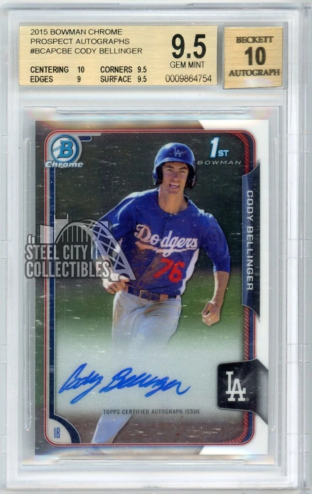 Bowman Cody Bellinger Baseball Sports Trading Cards & Accessories