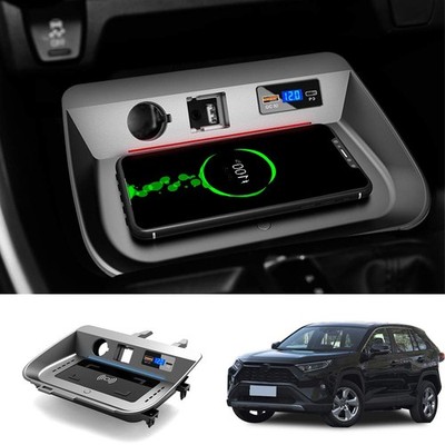 KUCOK Car Wireless Charger Mount fit for Toyota RAV4 2019-2025 