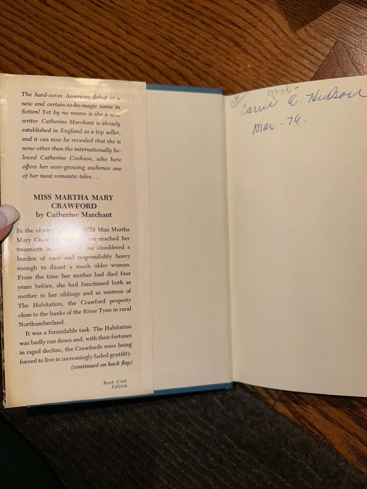 Miss Martha Mary Crawford Catherine Marchant Cookson 1976 Foto 2 de 4