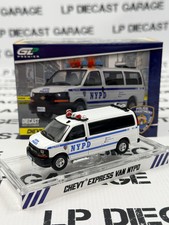 GREENLIGHT Chevy Express Van Policía de Nueva York 1:64 Diecast Expo Exclusivo