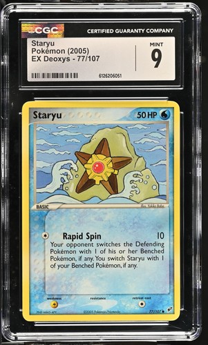 Staryu graded CGC 9 for sale on eBay
