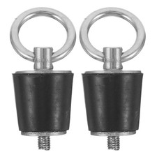 2 Pcs Marine Pull Drain Plug Rubber Boat Plugs Scupper for Kayak