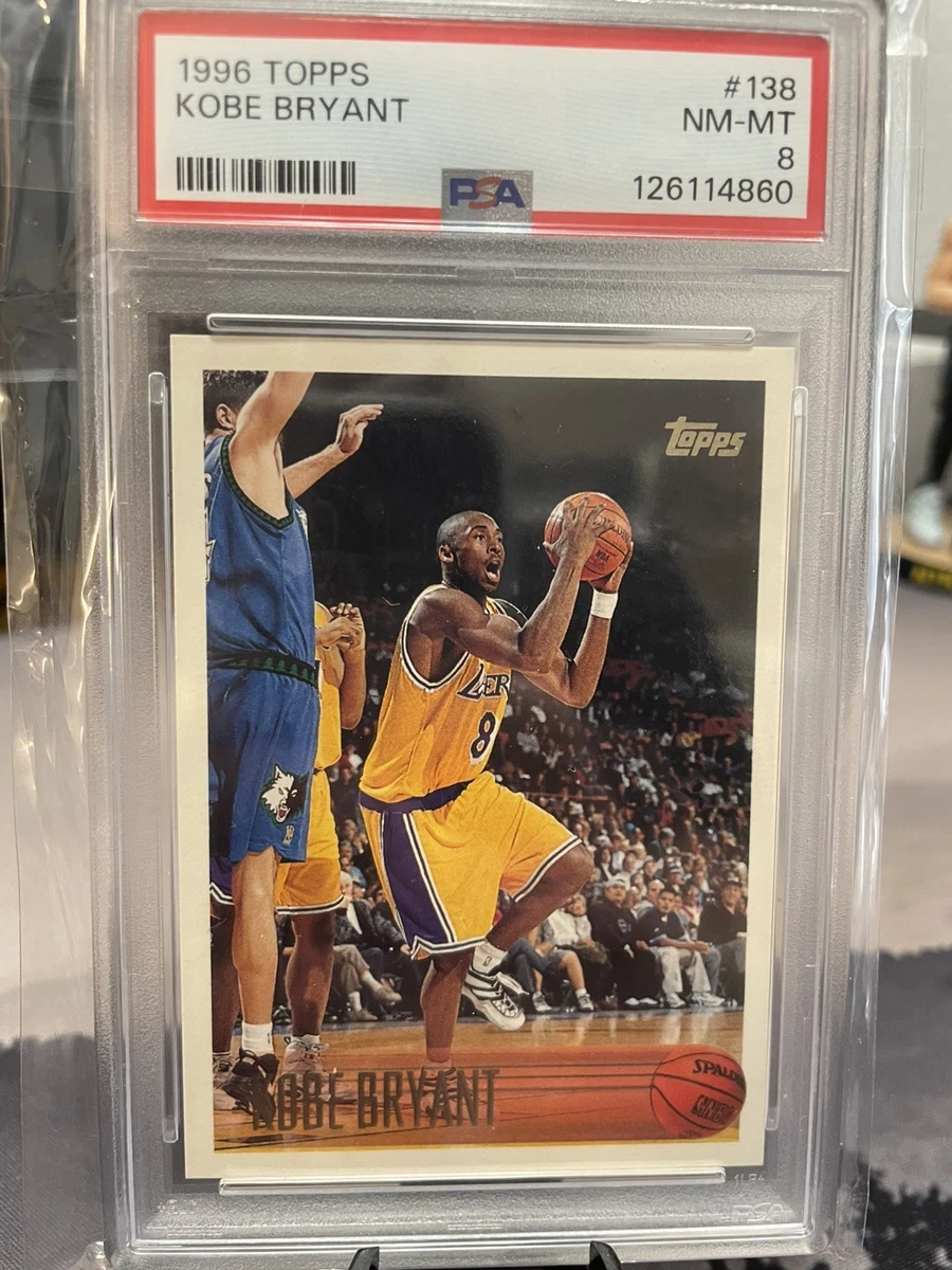 Topps Kobe Bryant 8 Graded Basketball Sports Trading Cards