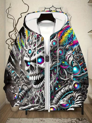 Men's Colorful Sweatshirts Hoodie long sleeve oversized BIG size 4XL