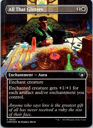 All That Glitters (Borderless) #622 Foil - Commander Masters