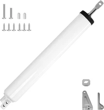 Pneumatic Screen Door Closer, Heavy Duty with Adjustable Speed, White