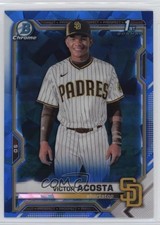 2021 Bowman Chrome Sapphire Edition Prospects Victor Acosta (White Jersey) 0r5k