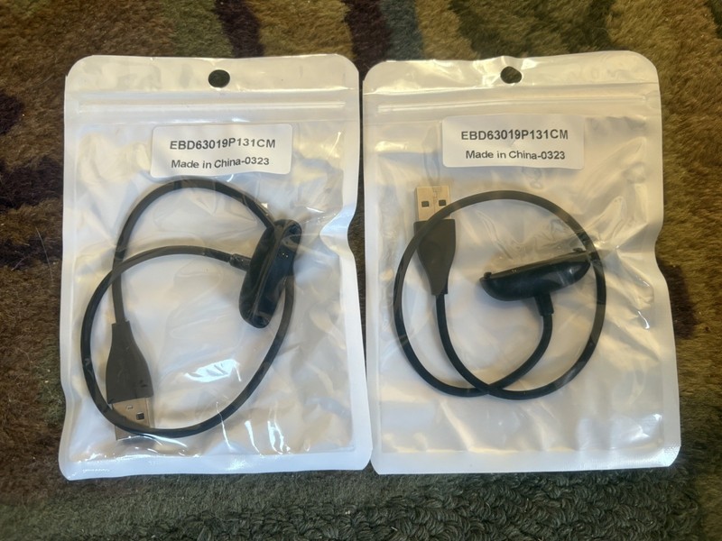 For Fitbit Inspire 2 Smart Watch USB Charger Charging Cord Charge Cable x 2