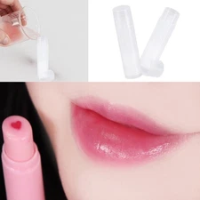 25 Pcs Lipstick Tubes With Caps Natural White Polypropylene Material