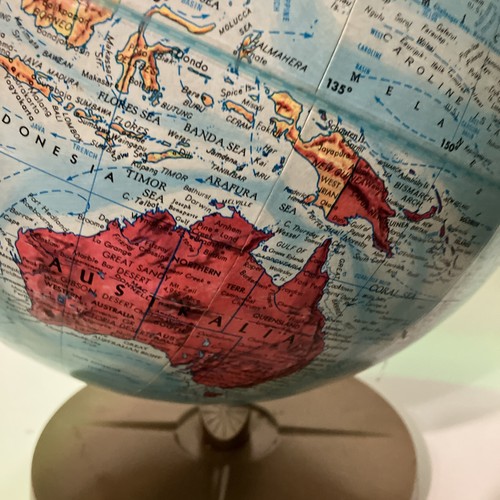 VINTAGE REPLOGLE WORLD NATION SERIES 12” GLOBE LeROY M TOLMAN CHIEF CARTOGRAPHER - Picture 11 of 18