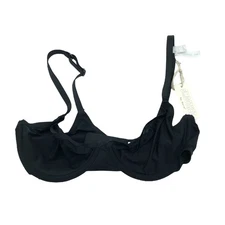 Smoothez by Aerie Bra Full Coverage Unlined Underwire Black 38DD
