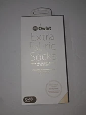 Owlet DUSTY ROSE Pink Extra Fabric Socks 0-18 Months Smart Sock 3rd Gen