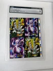 Mewtwo Regigigas 2012 Next Destinies Uncut Partial Sheet Test Print No Text Cgc8
