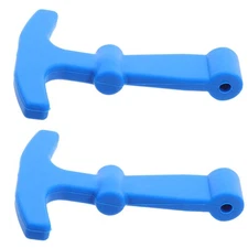  2 Pcs Rubber T-handle Cooler Accessories Chest Latch Replacement