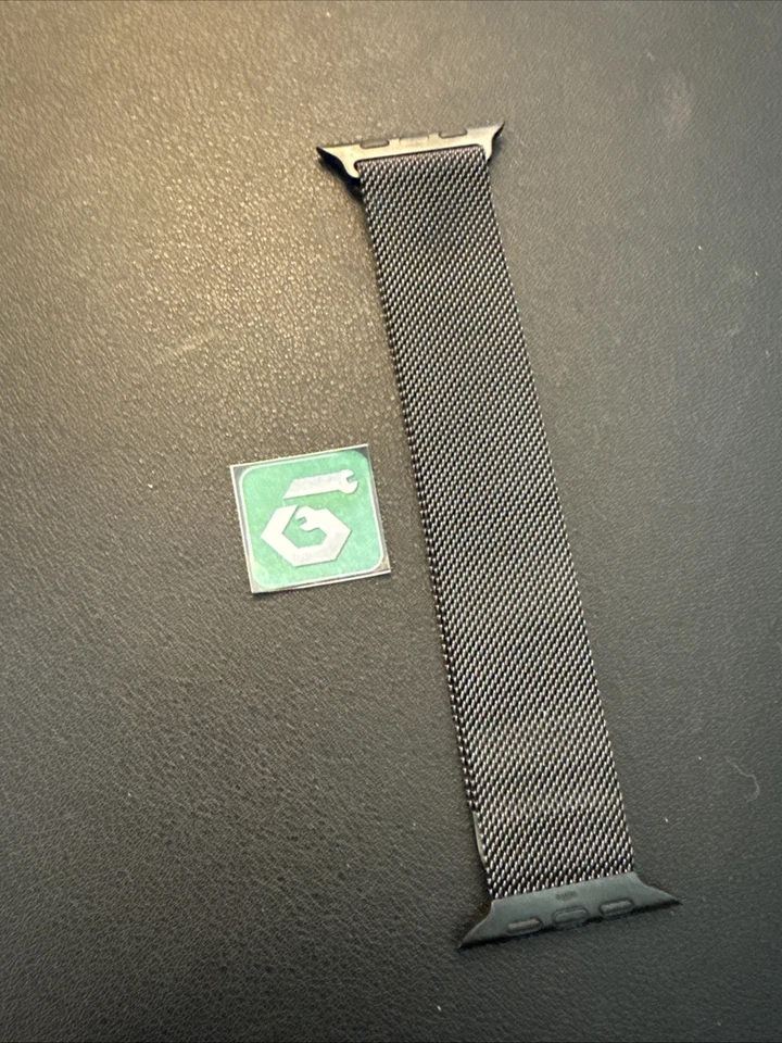 Apple Watch Milanese Loop 44 mm (42/45/49) genuino OEM negro espacial usado Foto 2 de 4