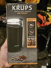 KRUPS Fast Touch Electric Spice Coffee Grinder Stainless Steel Blades Brand New 