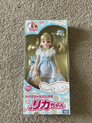 TAKARA TOMY Licca-chan LD-13 Doll I love Cinnamoroll Cinnamon Sanrio Brand New