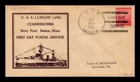 DR JIM STAMPS US COVER USS LUDLOW FIRST DAY POSTAL SERVICE NAVAL CANCEL