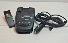 Beltronics Vector 945 Laser Radar Detector with AC Adaptor and Visor Mount Works