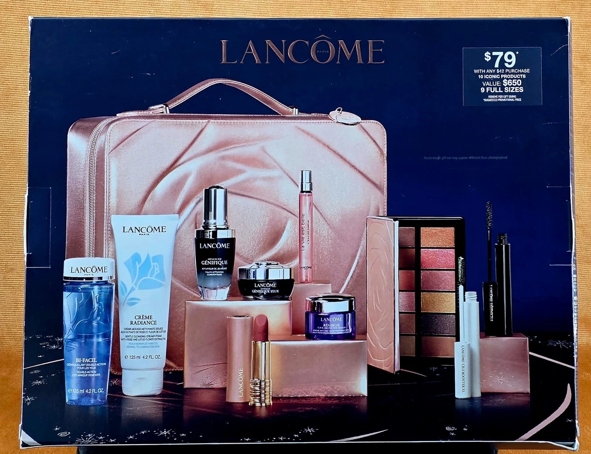 LANCOME Holiday Beauty Box Collection Complete Set Blockbuster