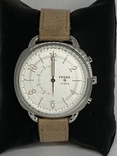 Fossil FTW1200 Women's Sand Leather Silver Analog Dial Hybrid Smartwatch XX704