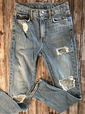 CARMAR JEANS SZ 26 HIGH RISE DISTRESSED L K