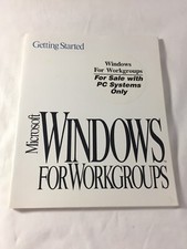 Getting Started  Microsoft Windows For Workgroups