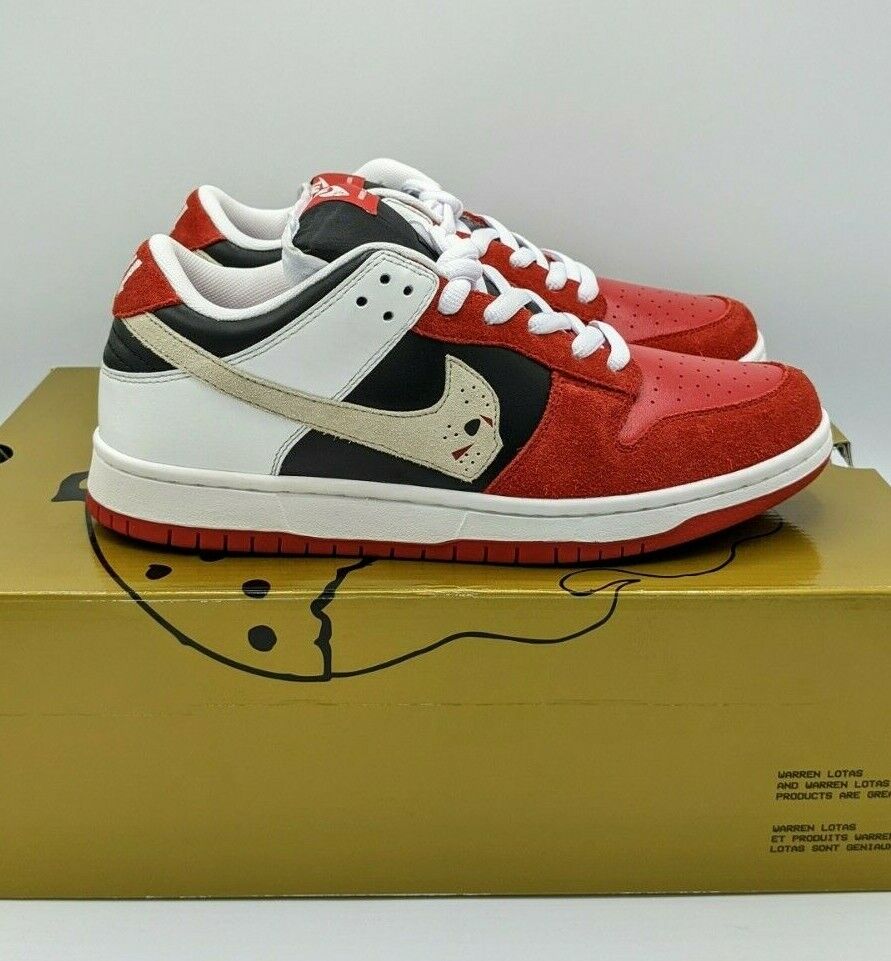 Warren Lotas Jason Dunk Low 赤黒 28.5cm