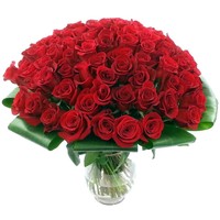 100 Red Roses Fresh Flower Bouquet 100 Red Roses Fresh Flower Bouquet